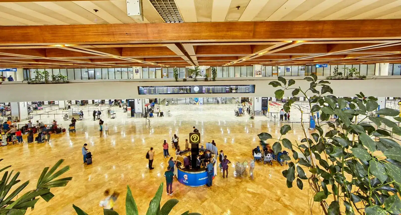 Departure hall at Ninoy Aquino International Airport Terminal 1, Manila